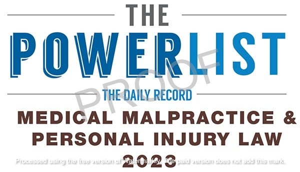 The Power List | The Daily Record | Medical MalPractice & Personal Injury Law 2023