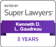 Rated by super Lawyers | Kenneth D. L. Gaudreau 8 Years