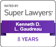 Rated by super Lawyers | Kenneth D. L. Gaudreau 8 Years
